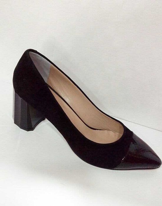 Эксклюзивные замшевые туфли лодочки натур. замша/кожа 42разм., Турция!