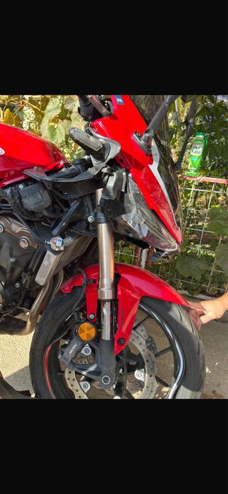 Vand honda cbr 500 accidentet