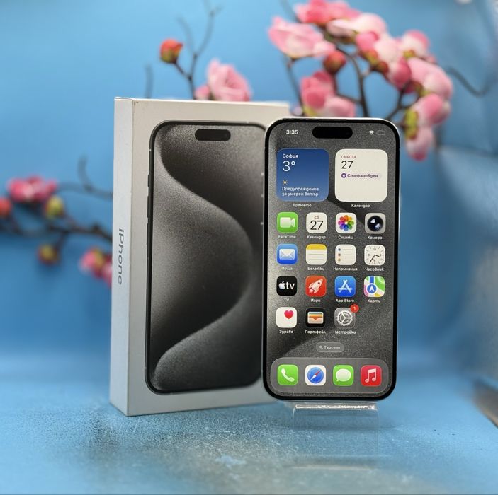 Apple iPhone 15 Pro, 128GB, 5G, White Titanium