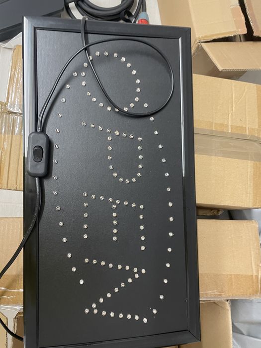 Panou luminos OPEN cu  LED uri