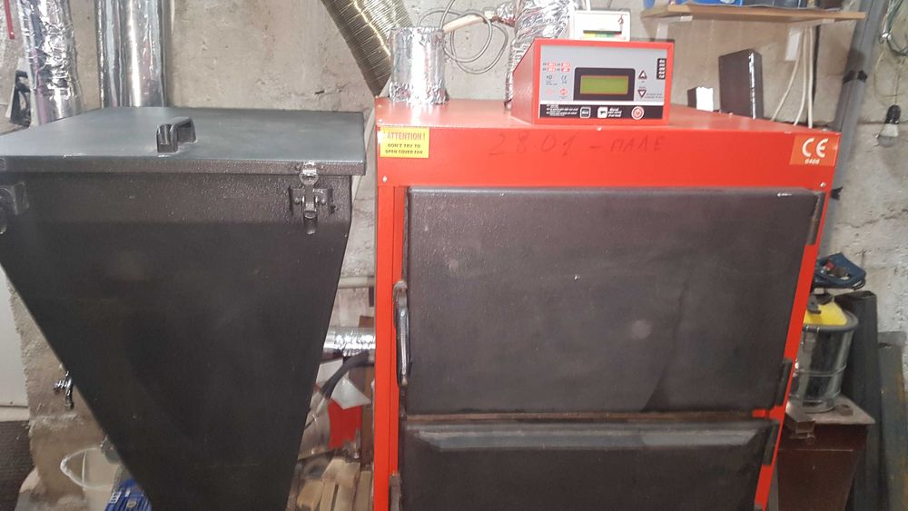 Комбиниран пелетен котел