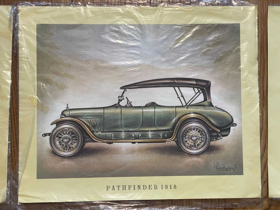 Комплект картини ретро автомобили