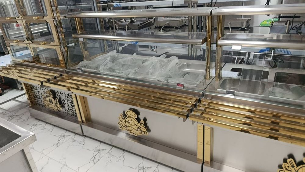 Линия раздачи из нержавейки