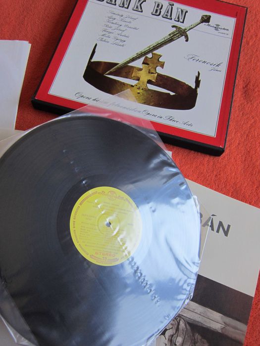 rar vinil Erkel Ferenc - Bank Ban boxset 3LP fabricat Ungaria 1969