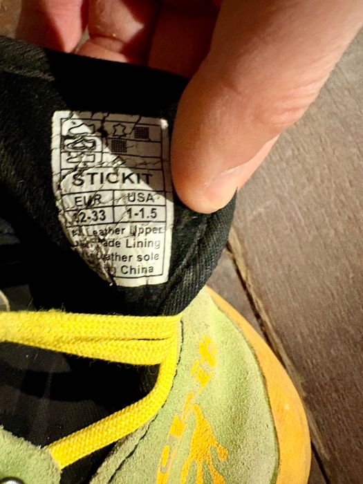 La Sportiva Stickit , espadrile cățărat copii, mărime 32