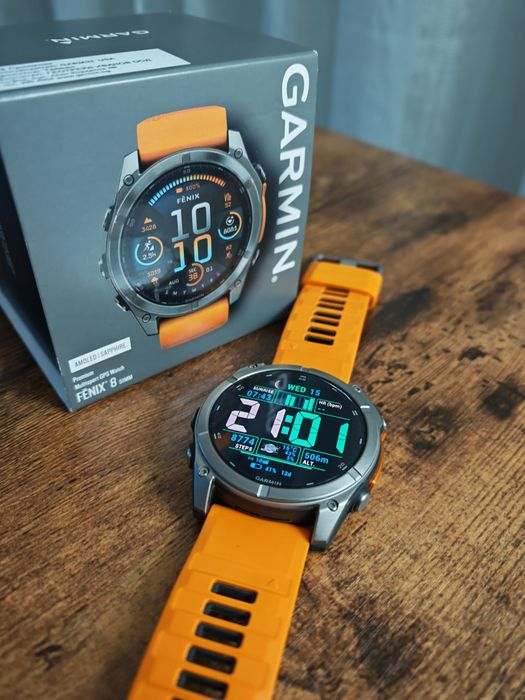 Garmin Fenix 8 Sapphire Amoled Titanium 51 mm