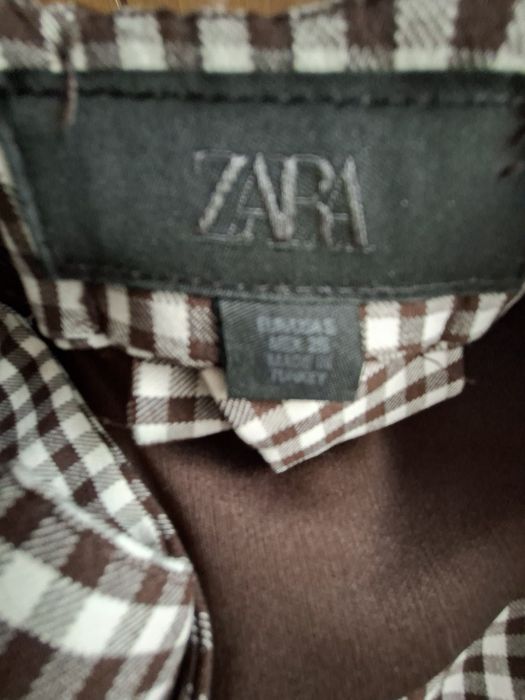 Zara потник кафяв пепит