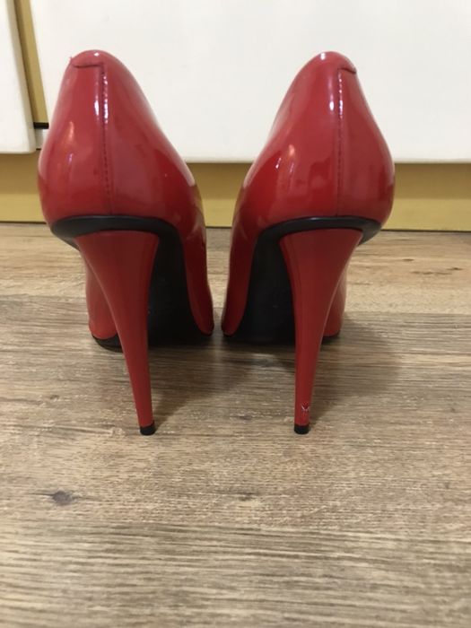 Pantofi rosii Giuseppe Zanotti - piele lacuita