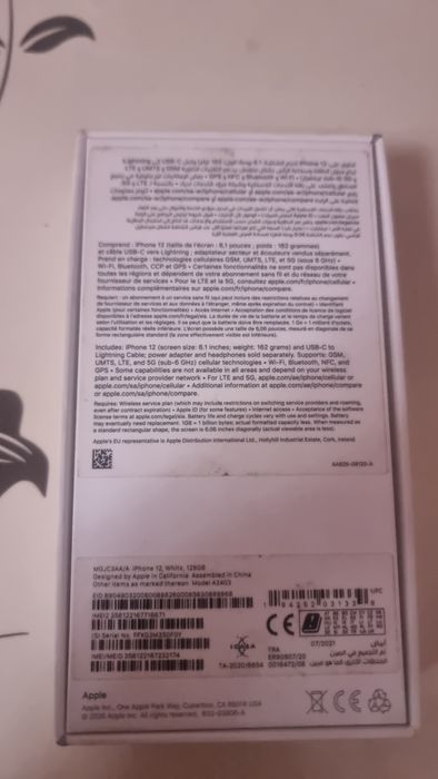 Iphone 12 128 gb каробка документы сатылады