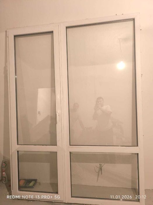 Витражный перегородок / Пластиковая дверь