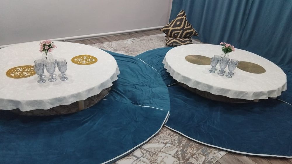 Аренда столов и посуды