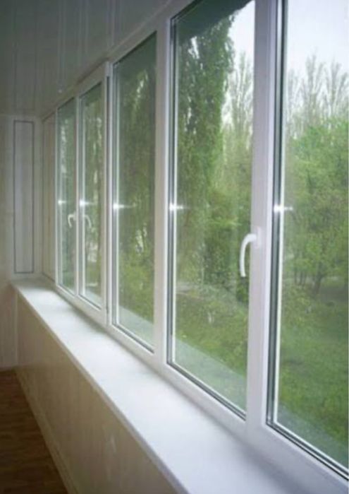 пластиковая окна от балкона
