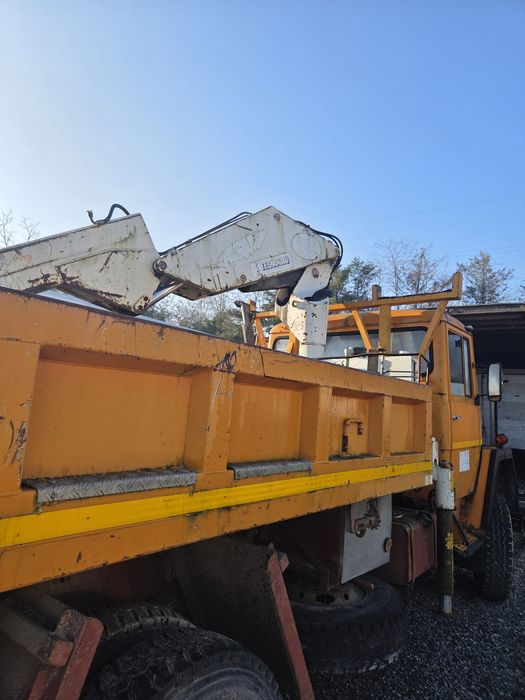 Magirius deutz  Basculabil cu macara