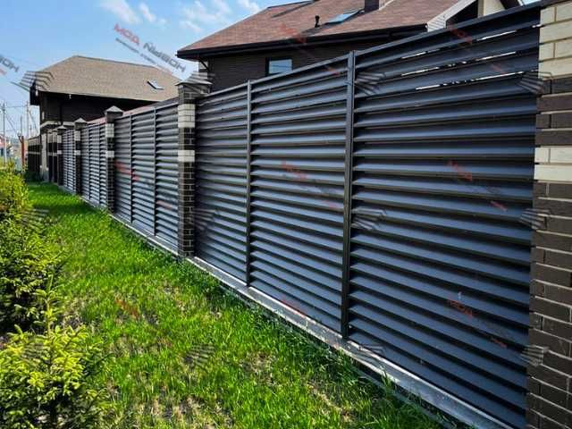 Забор жалюзи еврозабор