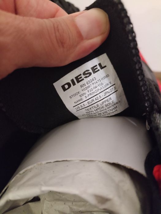 diesel s principia low x - страхотни мъжки кецове НОВИ 42.5