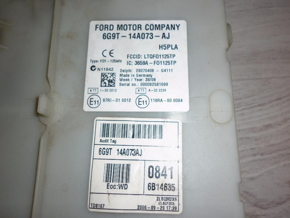 6G9T-14A073-AJ- Body Control Modul-Ford S-Max/MONDEO 2.0 Diesel