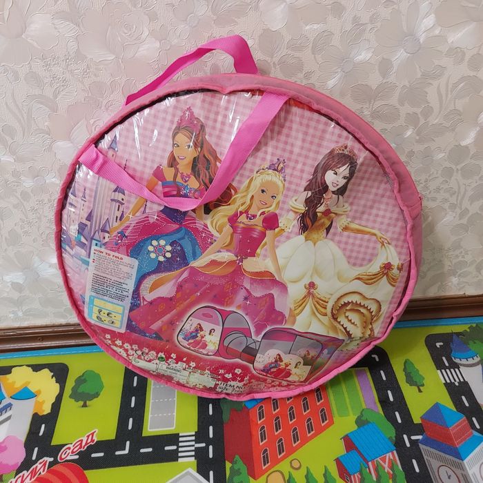 Домик,палатка с тоннелем 3 в 1 для девочки