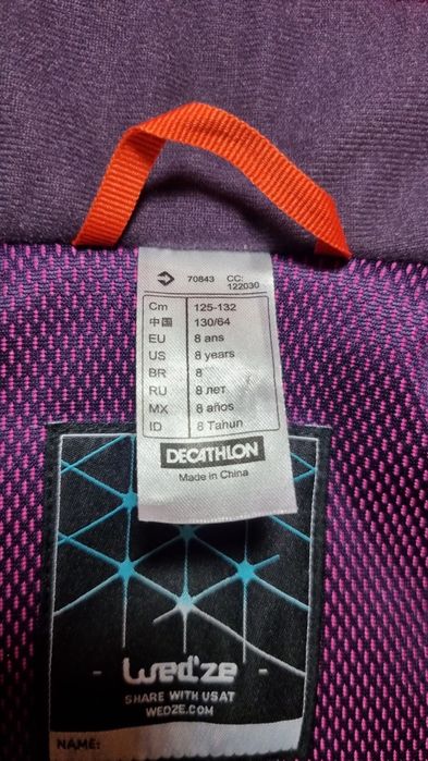 Costum ski copii fete 8 ani 125-132 cm