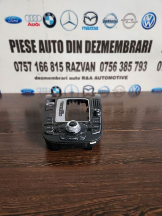 Consola Centrala MMI Volan Stanga Audi A5 8T A4 B8 Completa Cod 8T0919609F Dezmembrez Audi A5 8T 2.7 Tdi Euro 5 Motor CGKA Cutie Automata MMW Bixenon