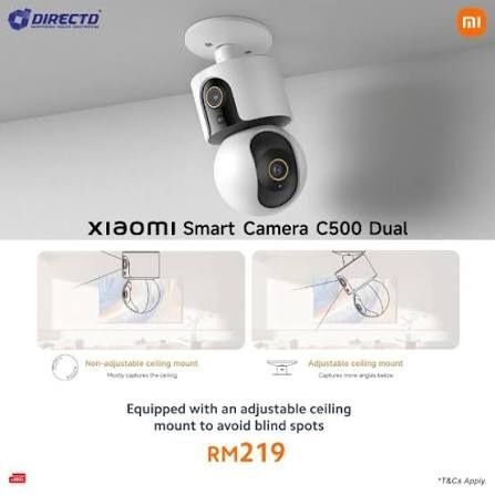 Xiaomi C500 2K с двумя объективом