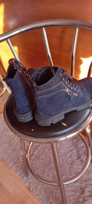 Зимни дамски боти, тип кубинки