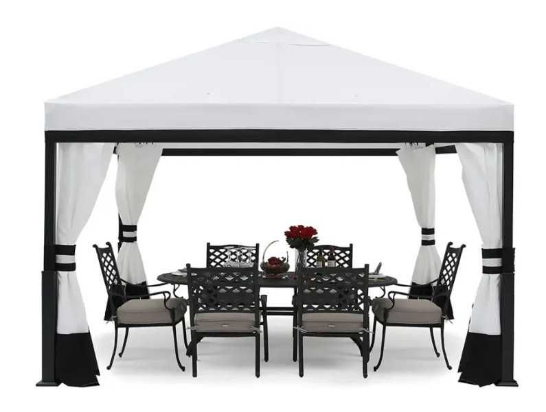 Шатер белый 3х3 для сада дачи