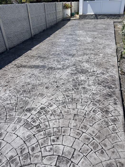 Beton amprentat - soluția ideală pentru oameni cu gust!