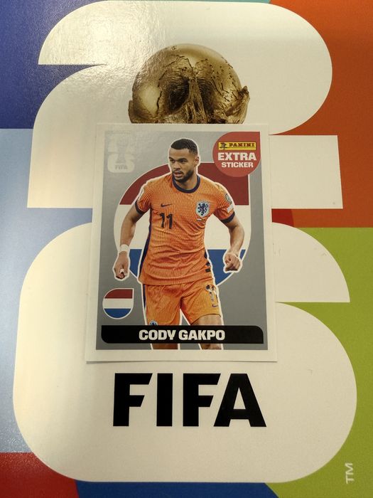 Cody GAKPO Extra Sticker Silver