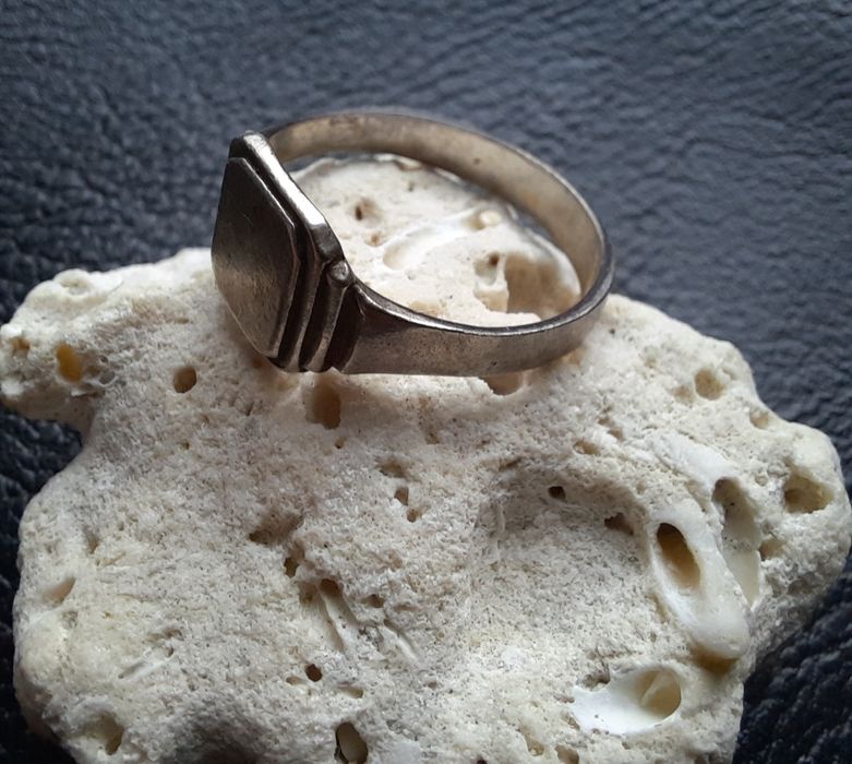 Стар винтидж сребърен пръстен - унисекс,ръчна изработка!