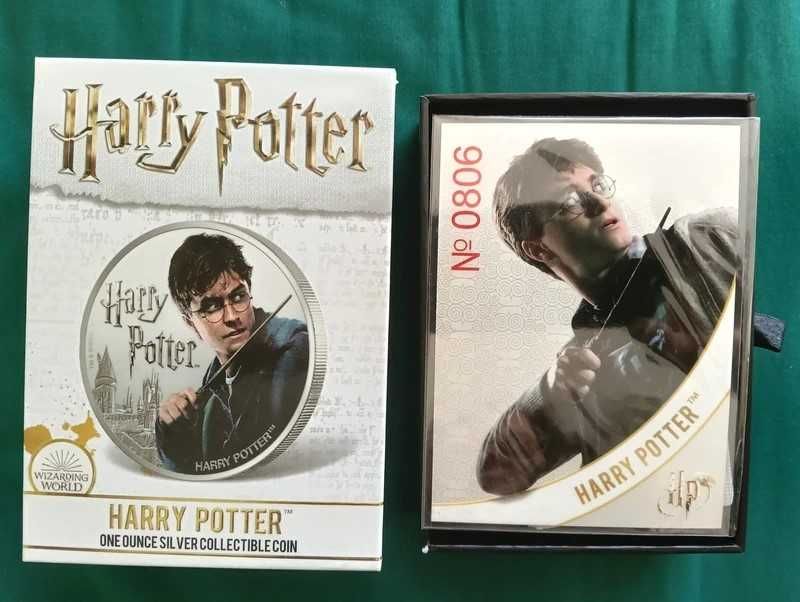 Колекционерска сребърна монета Harry Potter Wizarding World 1 Oz Silver 2020 (Fiji)