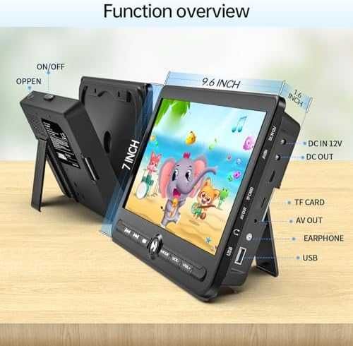 Нова Arafuna 10,5-инчов DVD плейър за кола с 2 независими екрана...

.