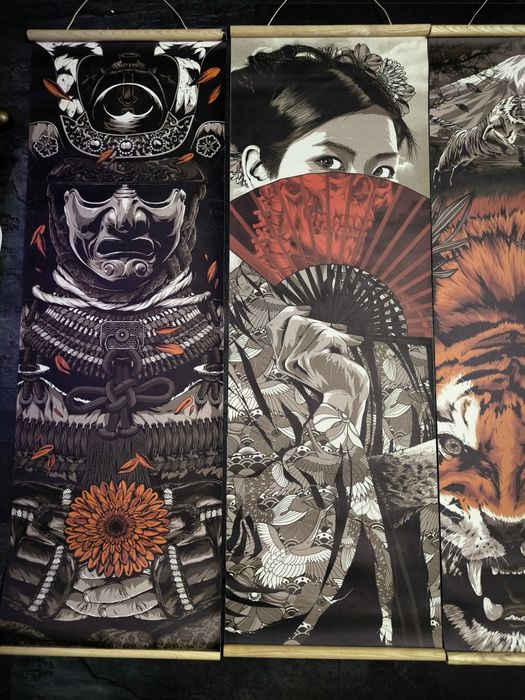 Decorațiune, Pergament Japonez,Chinez