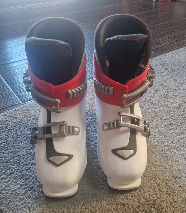 Clăpari copii Roces reglabili 30-35 și bețe Leki 90 cm