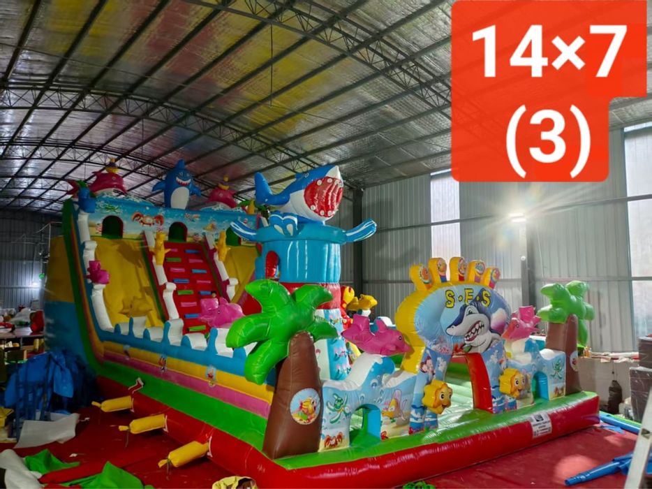 Батут надувной продам новый