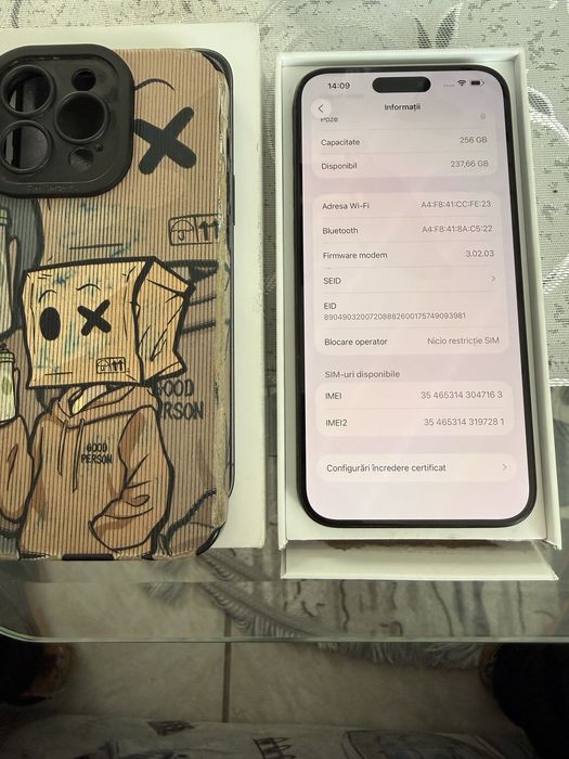 Iphone 15 pro max black