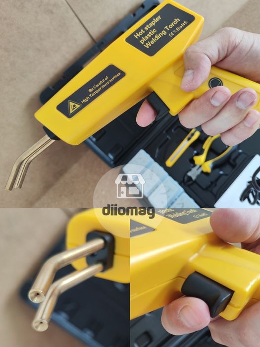 Kit pistol lipit plastic la cald multifuncțional DH-005 120W  400capse
