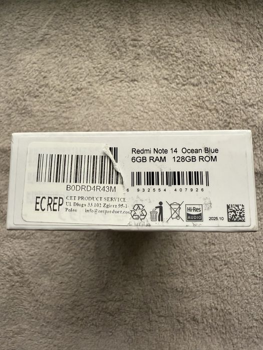 redmi Note 14 SIGILAT blue