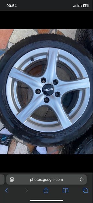 Jante Aliaj ARONAL R16+Anvelope Iarna 205/55 R16-Set Conplet Fara Lovi