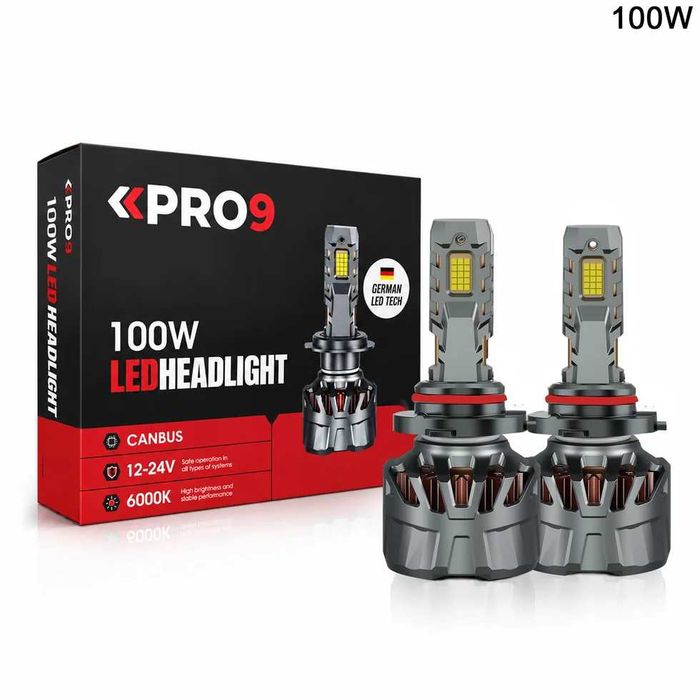 LED крушки HB4 100W 6000K 16000lm 12-24V 2 ГОДИНИ ГАРАНЦИЯ
