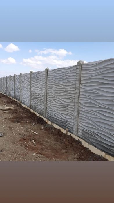 Producem și montam garduri PREFRABICATE DIN BETON