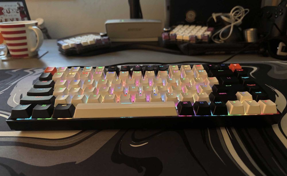 Tastatura mecanica Keychron K2 - Bluetooth - Gateron Red - Hot Swap - RGB