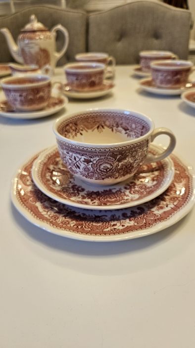 Set ceramica ceai cafea 12 persoane Villeroy Boch model Burgenland