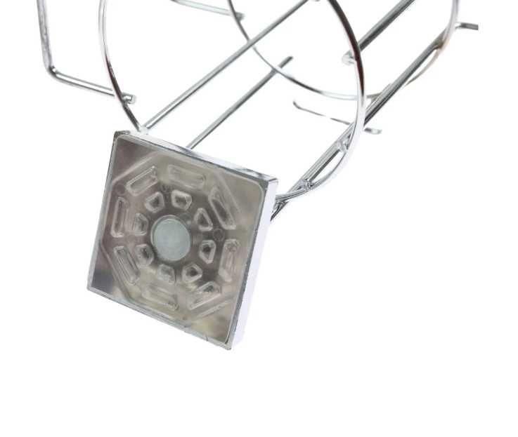 Suport pentru uscatorul de par, cromat