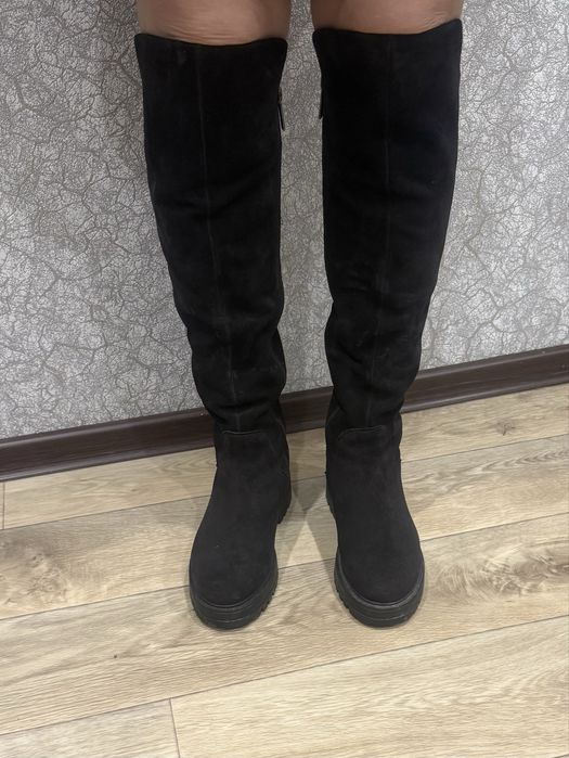 Продам сапоги замша женские