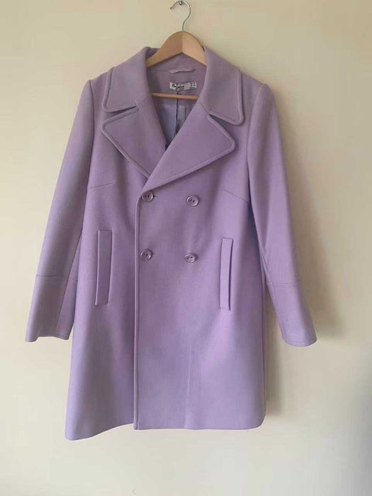 Дамско палто цвят пудра