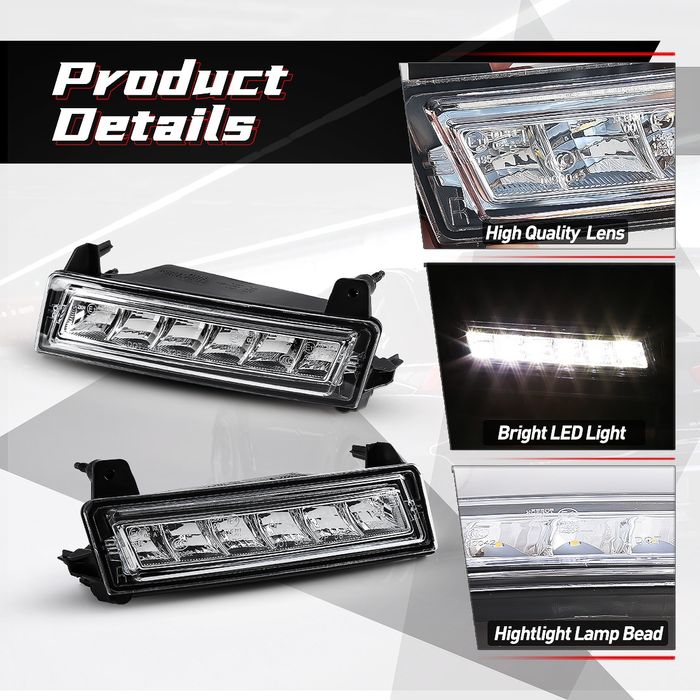 Дневни Светлини LED DRL за Mercedes ML, GL, GLK W164, X164, X204