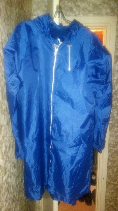 Плащь дождевик синий
