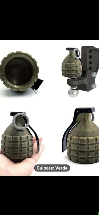 Capac cârlig remorcă tip Bombă