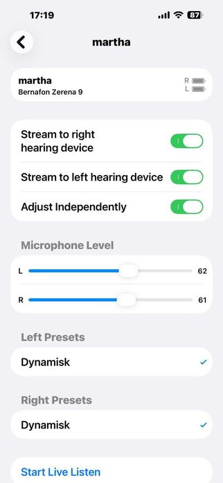 Pereche Aparate Auditive Bernafon Zerena 9 miniRITE - Bluetooth / MFi (Top de Gamă)