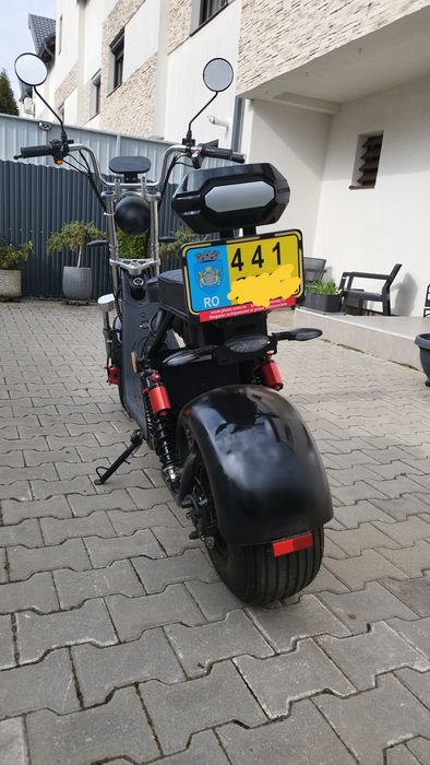 Scuter electric CityCoco tip Harley cu furca dubla INMATRICULAT